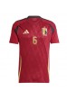 België Axel Witsel #6 Voetbaltruitje Thuis tenue EK 2024 Korte Mouw